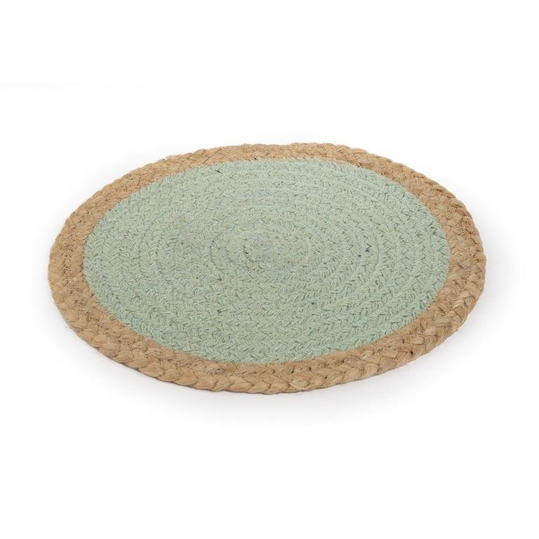 10” Jute/Cotton Candle Mat Large - Image 2