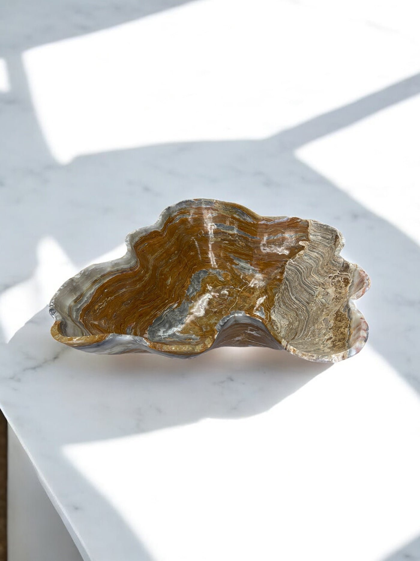 Hand-Carved Onyx Bowl