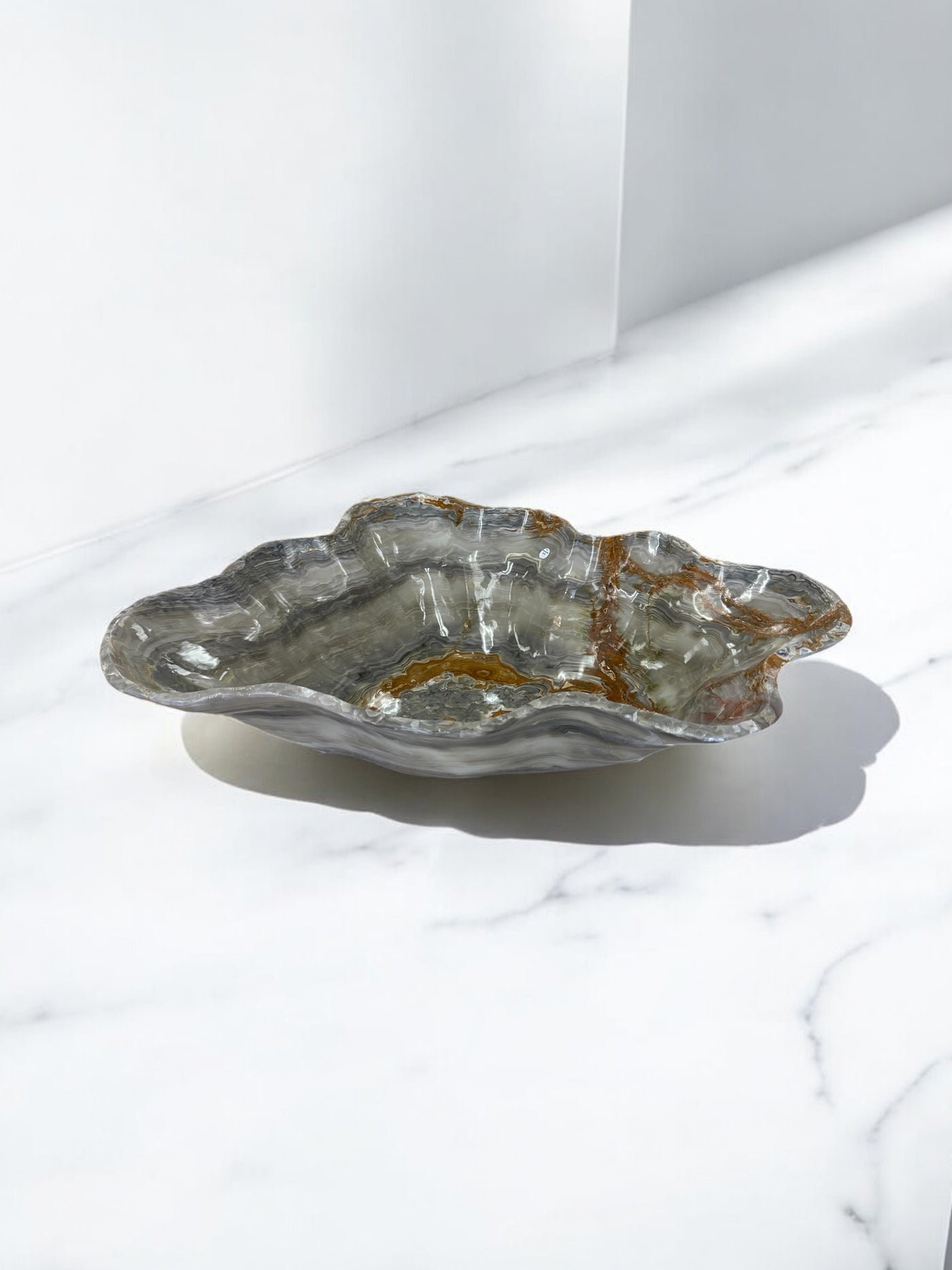 Hand-Carved Onyx Bowl - Image 2